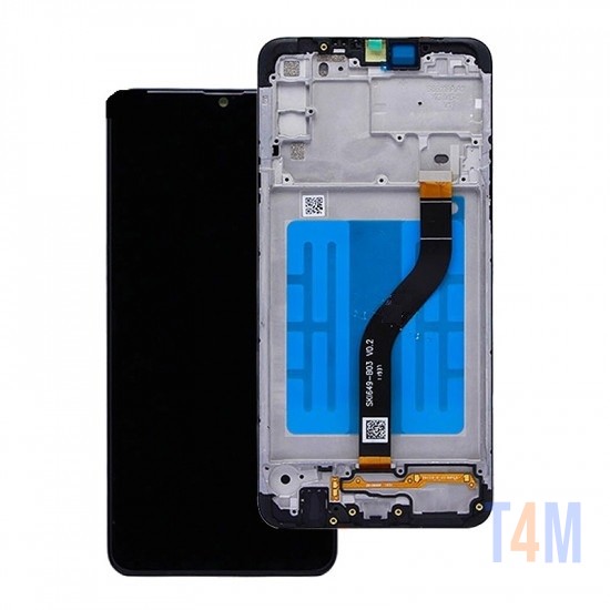 TOUCH+DISPLAY+FRAME SAMSUNG GALAXY A20S/A207 PRETO (SERVICE PACK GH81-17774A)